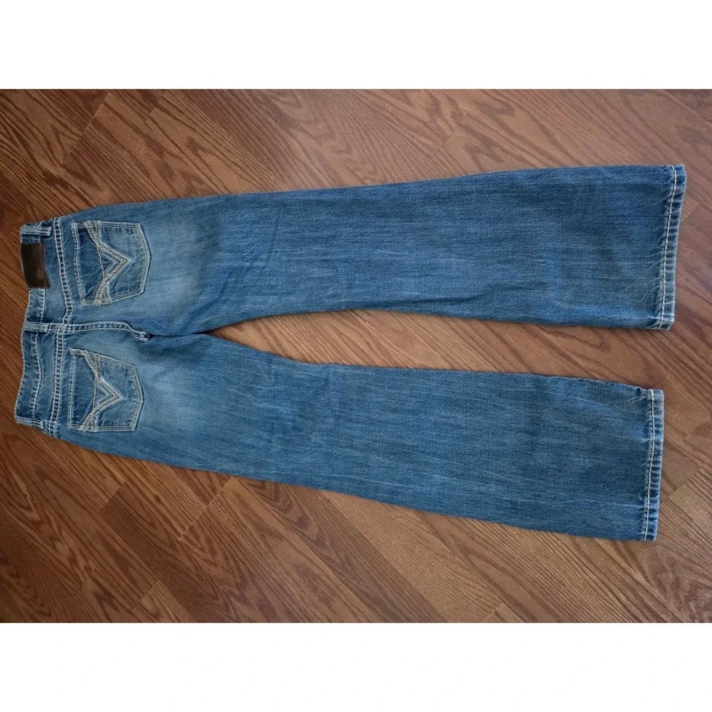 Rock and Roll Denim Boys Jeans 16R Regular Fit Bootcut Medium Wash Blue BB0M